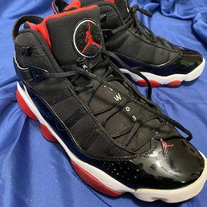 Jordan 6 Rings "Bred" in Red & Black